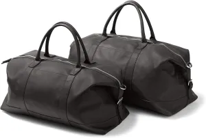 Leatherology Black Onyx His and Hers Kessler Duffle Set