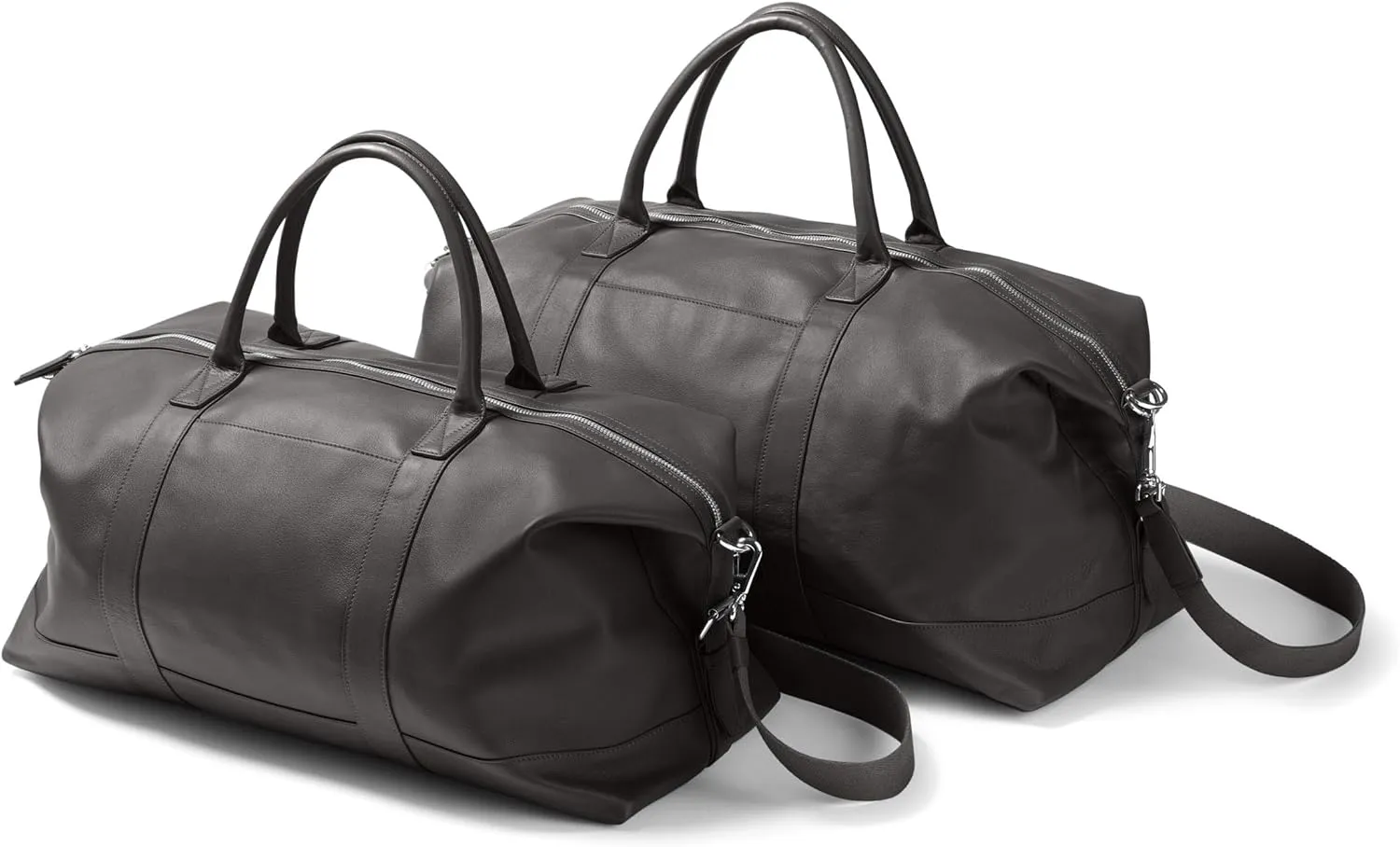Leatherology Black Onyx His and Hers Kessler Duffle Set