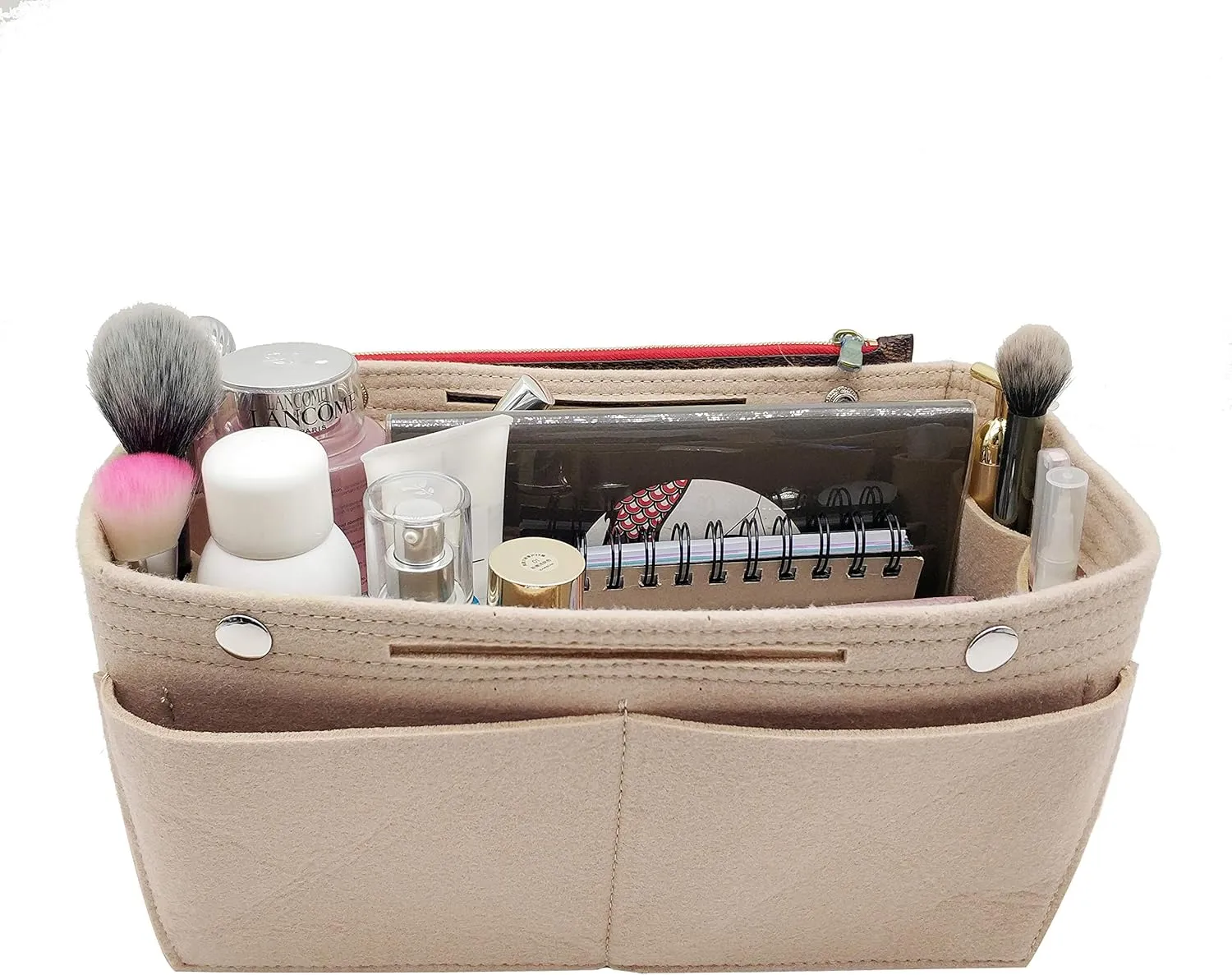 LEXSION Felt Purse Organizer Insert - Multi Pocket Bag in Bag Organizer Shaper