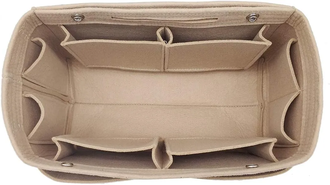 LEXSION Felt Purse Organizer Insert - Multi Pocket Bag in Bag Organizer Shaper