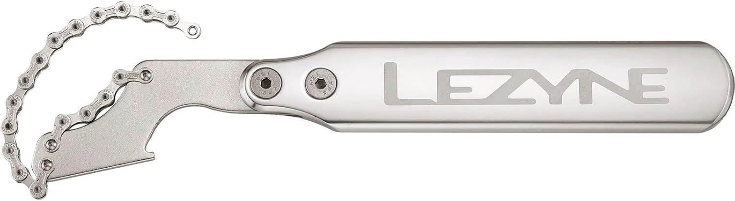 LEZYNE CNC Chain Rod Bicycle Tool, Heavy Duty Machined Aluminum, Chromoly Head, Shop Quality, Chain Whip Lock Ring Bike Tool