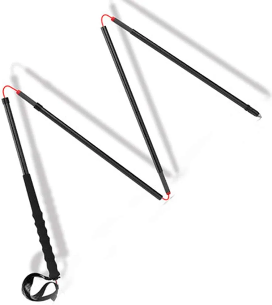 Lightweight Collapsible Carbon Fiber Trekking Poles-2 Pack Strong Folding Best Walking Stick,Anti-Shock Extendable Hiking Pole for Camping, Mountainin (2pc Pack 120cm)