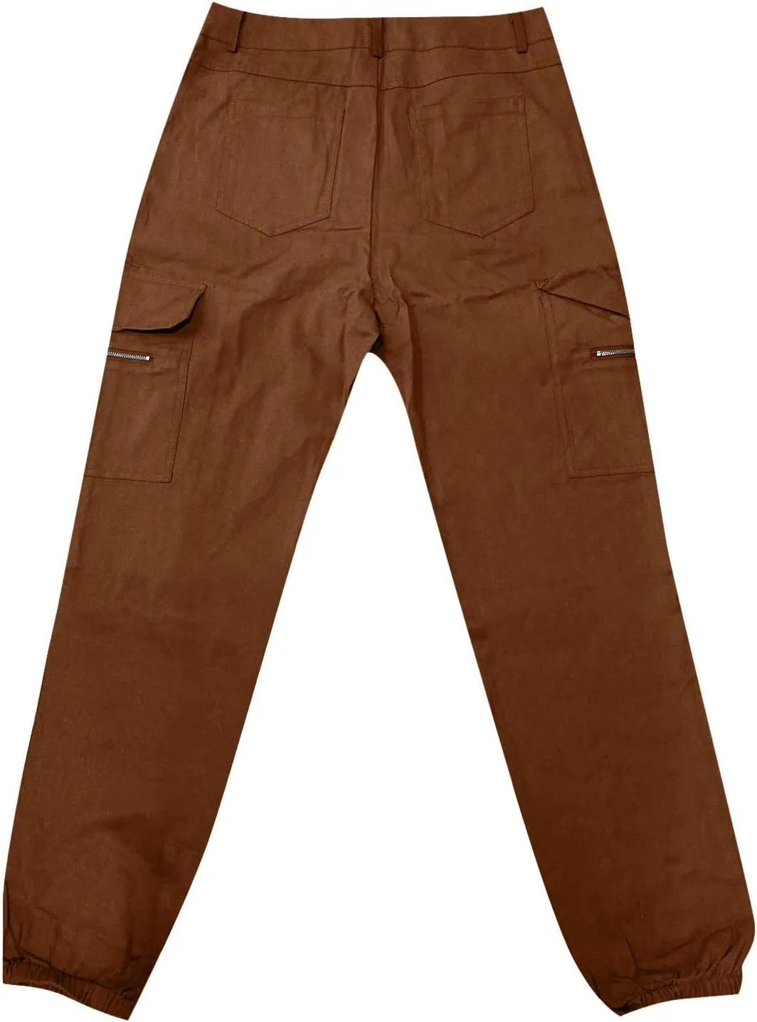 Lightweight Hiking Cargo Pants Womens Slim Fit Outdoor Solid Travel Sweatpant Jogger Elastic Waist Trouser w/Pocket