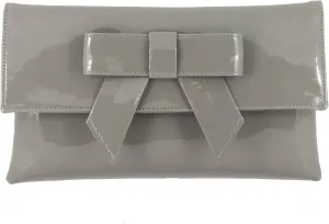 LONI Womens Cute Patent Faux Leather Clutch bag/Shoulder Bag