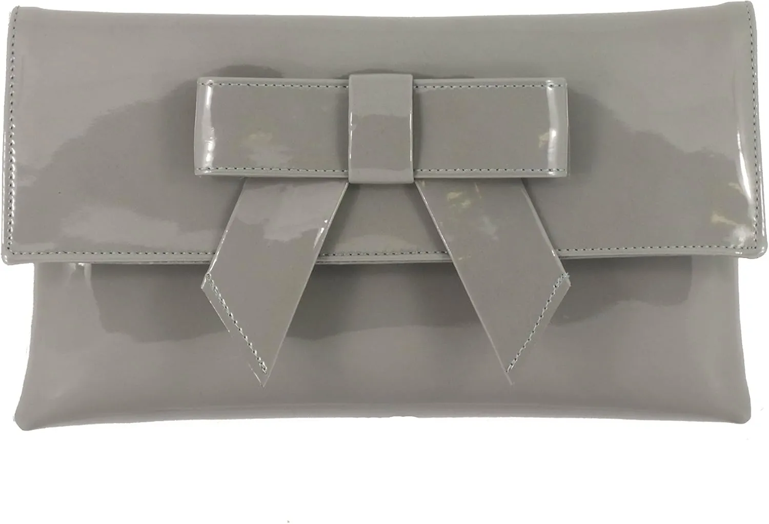 LONI Womens Cute Patent Faux Leather Clutch bag/Shoulder Bag