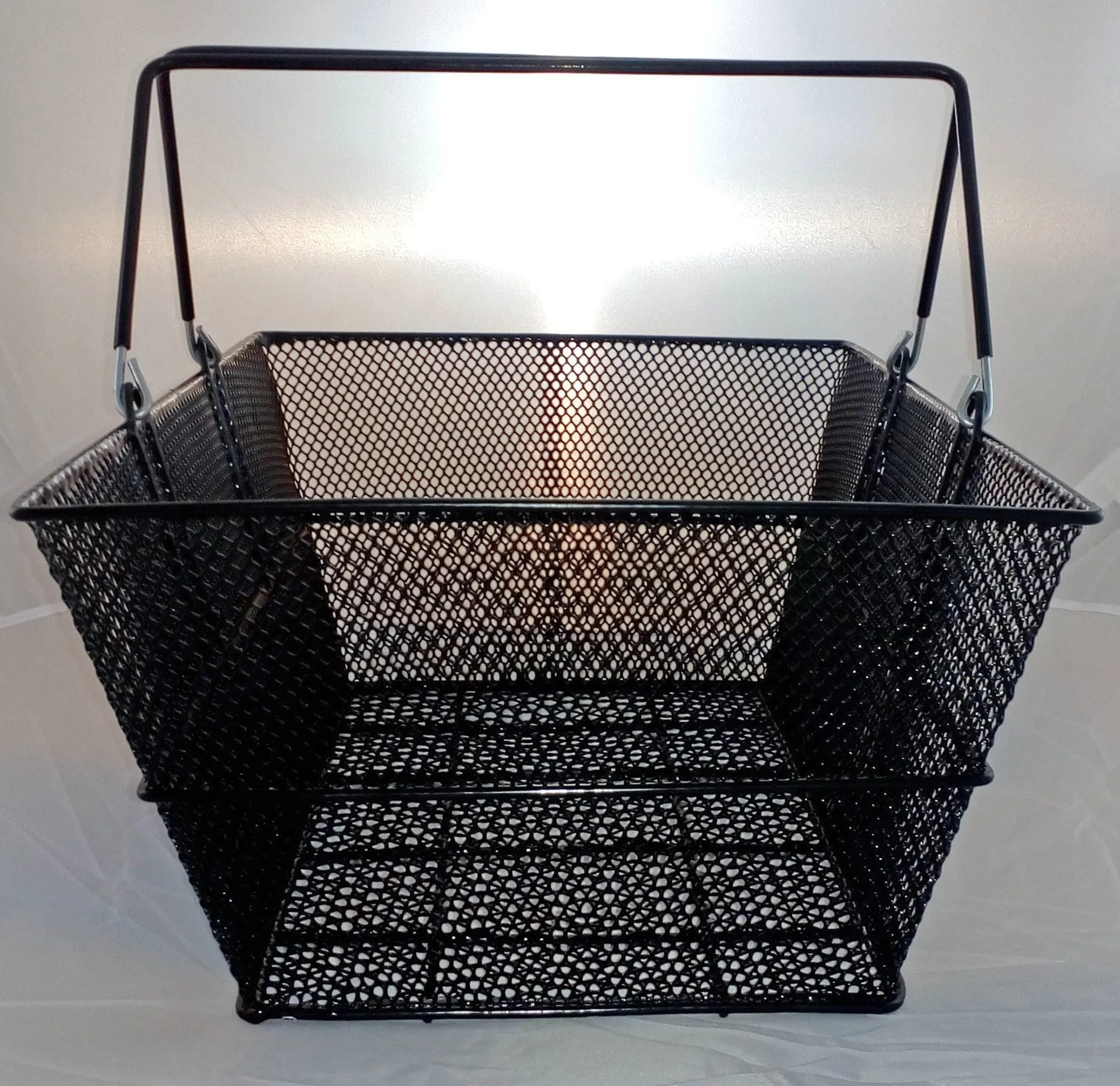 Luxury Black Wire Shopping Basket