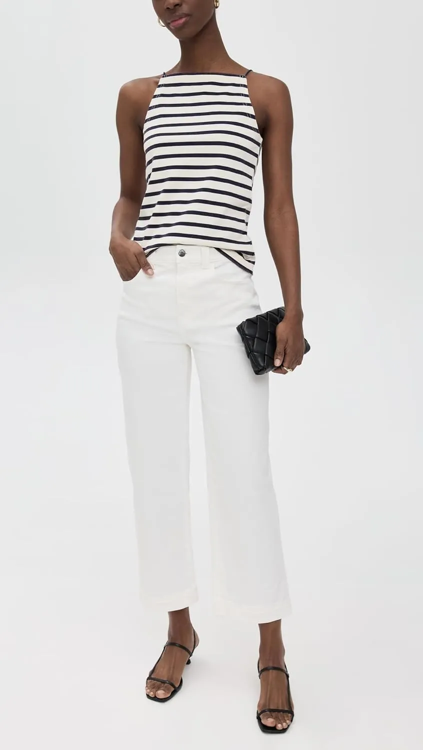 Madewell Women's The Perfect Vintage Wide-Leg Crop Jeans