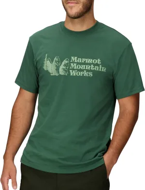 MARMOT Men's MMW Short-Sleeve Tee - Screen Printed Graphic on Soft, Breathable, Eco-Friendly Cotton/Poly Blend