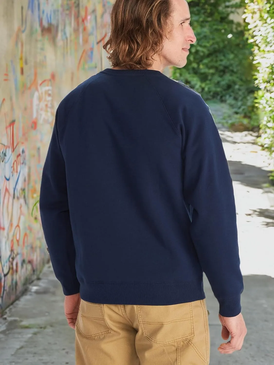 MARMOT Men's Montane Crew Sweatshirt - Screen Printed Graphic on Warm, Breathable, Eco-Friendly Cotton/Poly Blend