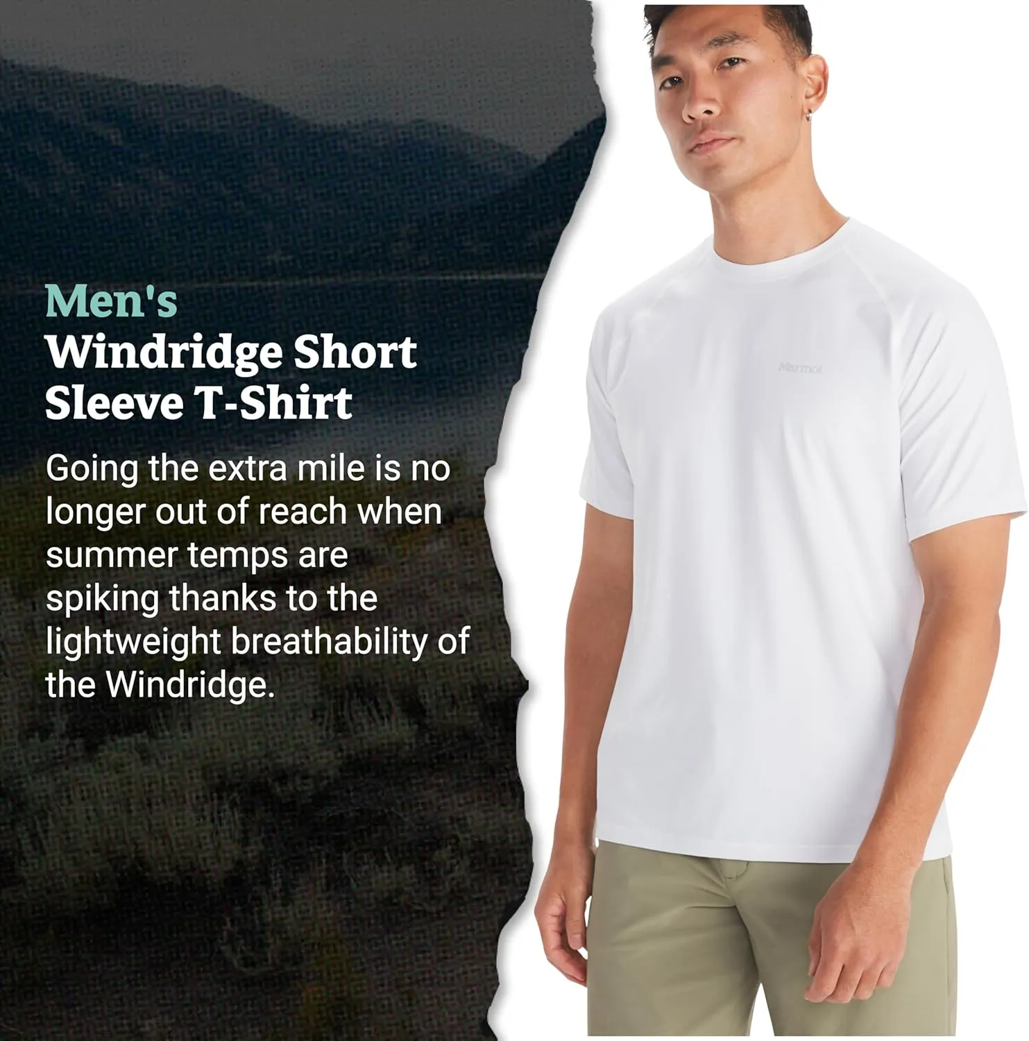 MARMOT Men's Windridge Moisture-Wicking, Eco-Friendly, Breathable, UPF Short Sleeve Shirt