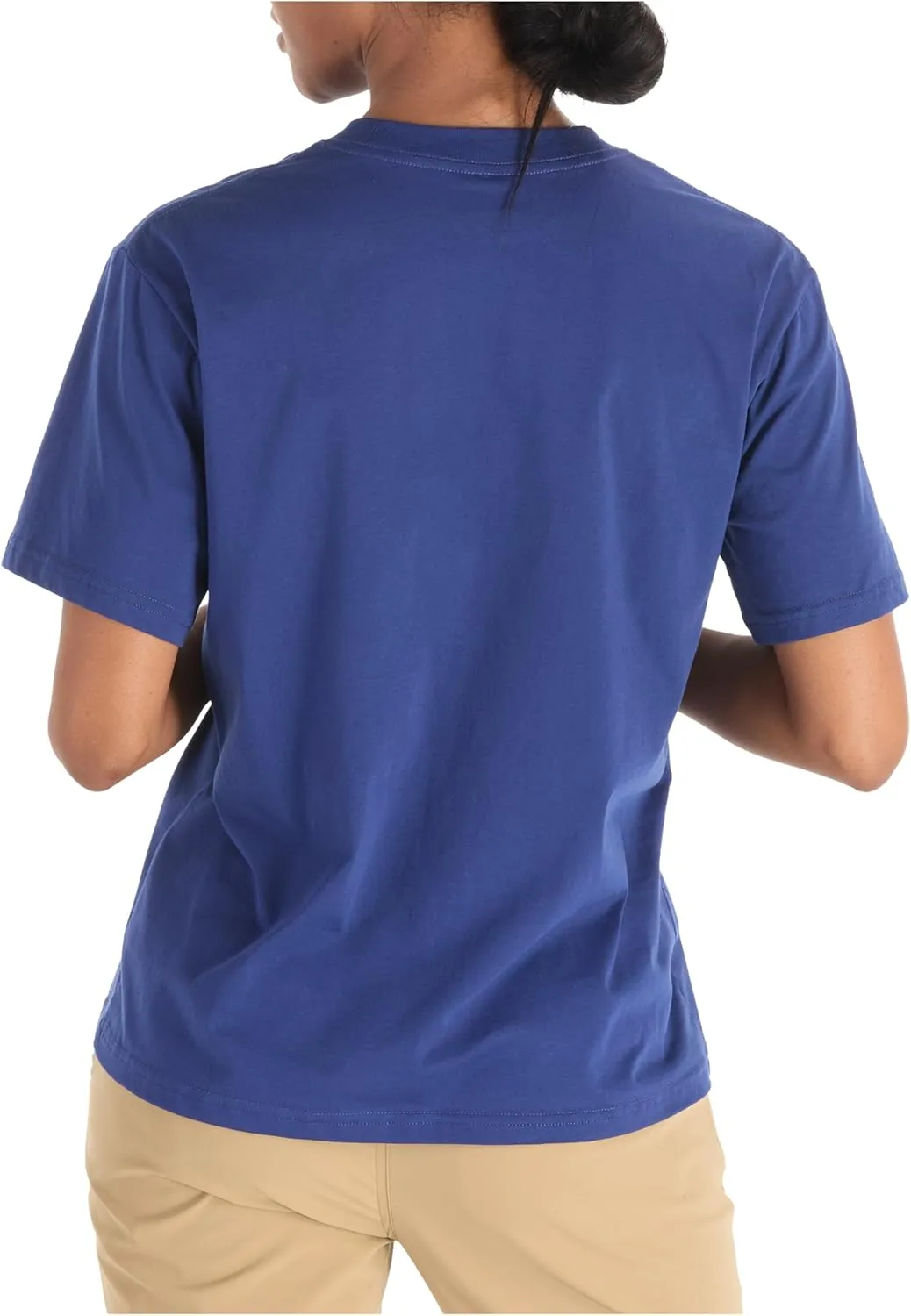 MARMOT Women's MMW Short-Sleeve Tee Shirt - Screen Printed Graphic on Soft, Breathable, Eco-Friendly Cotton/Poly Blend