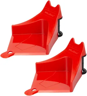 Maxshine Universal 2 Pieces Ezy Wheel Pressure Washer, Car Wash Detailing Tool Car Wash Inserts Preventing Any Unnecessary Friction, Red