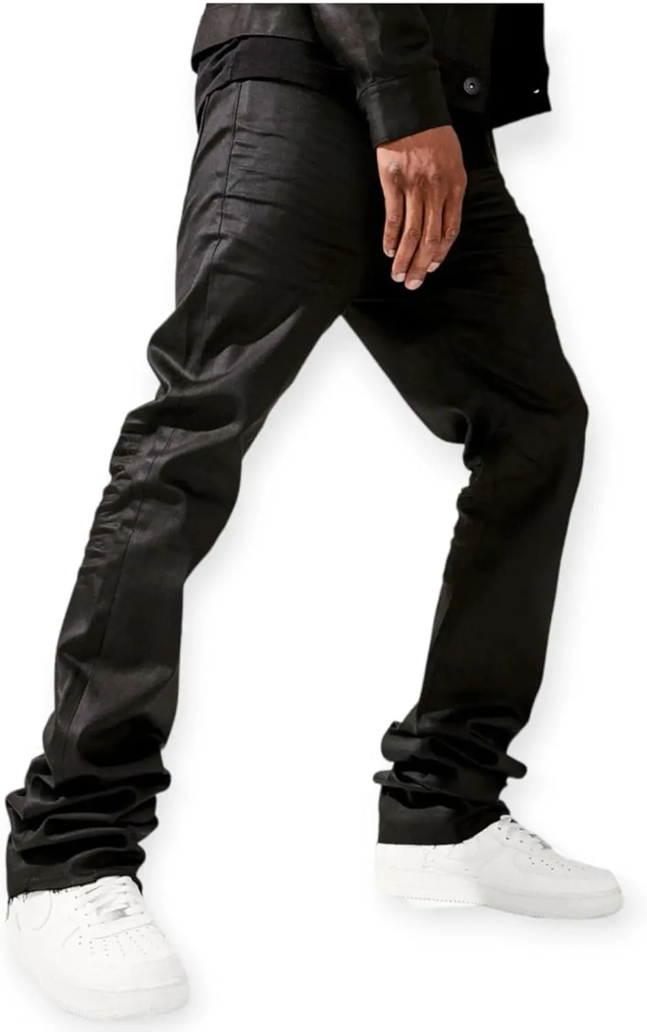 Men Martin Stacked Smooth Criminal Denim 2.0 (Jet Black)