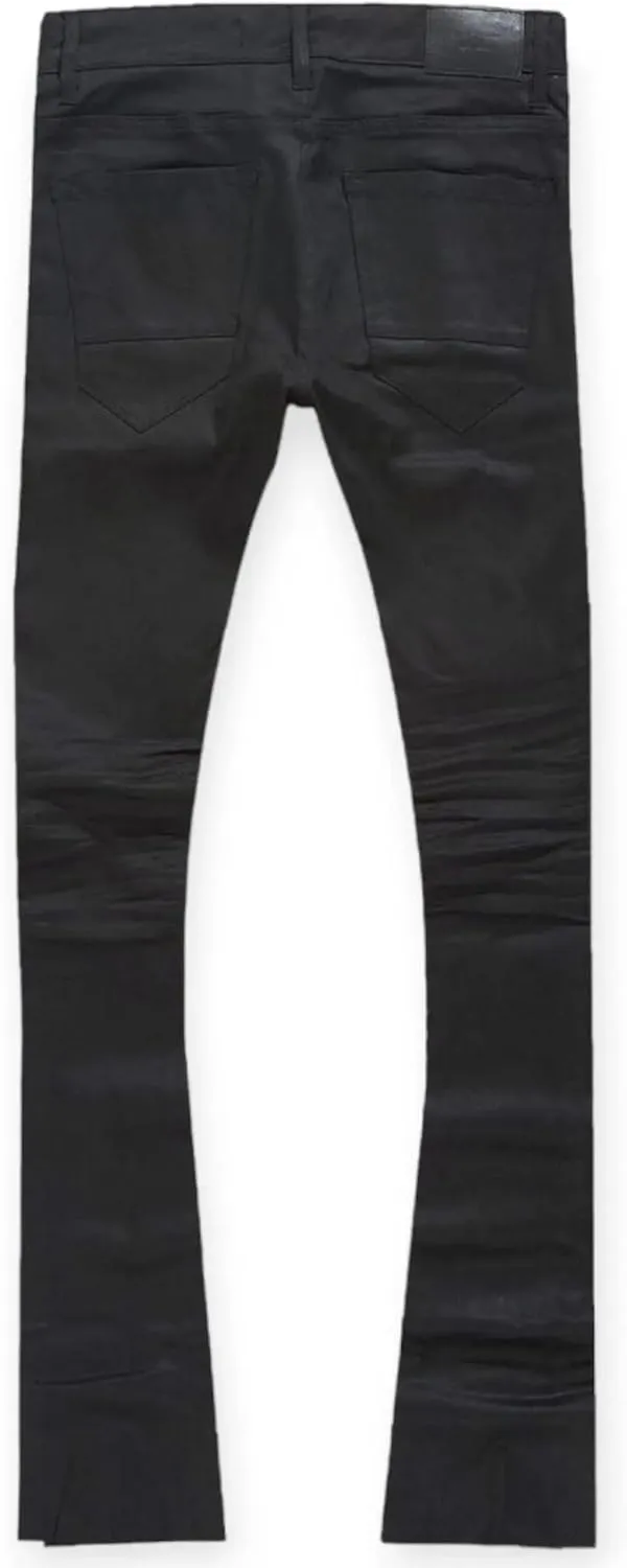 Men Martin Stacked Smooth Criminal Denim 2.0 (Jet Black)