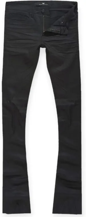 Men Martin Stacked Smooth Criminal Denim 2.0 (Jet Black)
