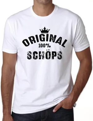 Men's Graphic T-Shirt Original 100% Schöps Eco-Friendly Limited Edition Short Sleeve Tee-Shirt Vintage Birthday Gift Novelty White 4XL