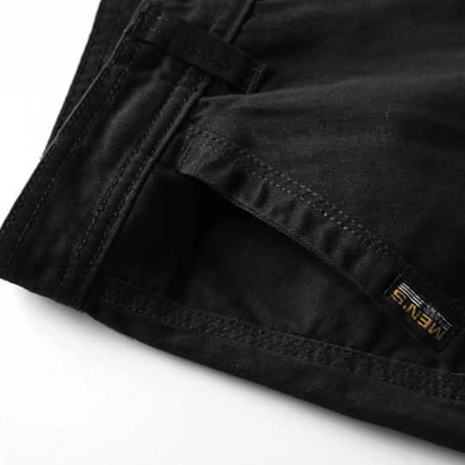Mens Shorts 5 Inch Inseam Big and Tall Cotton Buckle Zipper Multi Pocket Cargo Shorts Fashion Outddor Work Shorts
