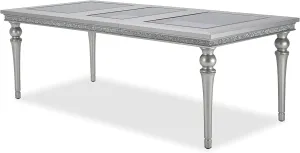Michael Amini Melrose Plaza Table, Extra Large, Dove