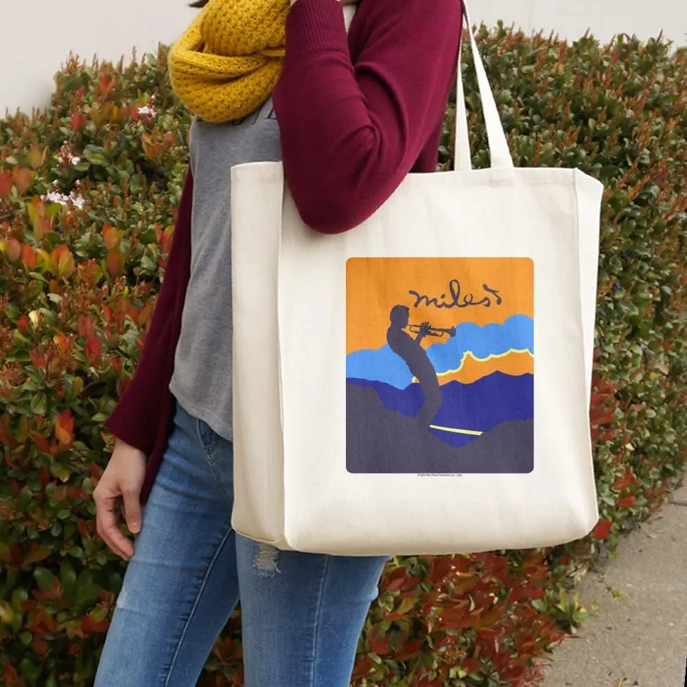 Miles Davis Grocery Travel Reusable Tote Bag