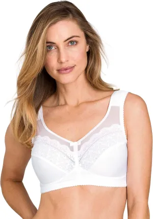 Miss Mary of Sweden Happy Hearts Womens Supportive Full Coverage Non-Wired Bra
