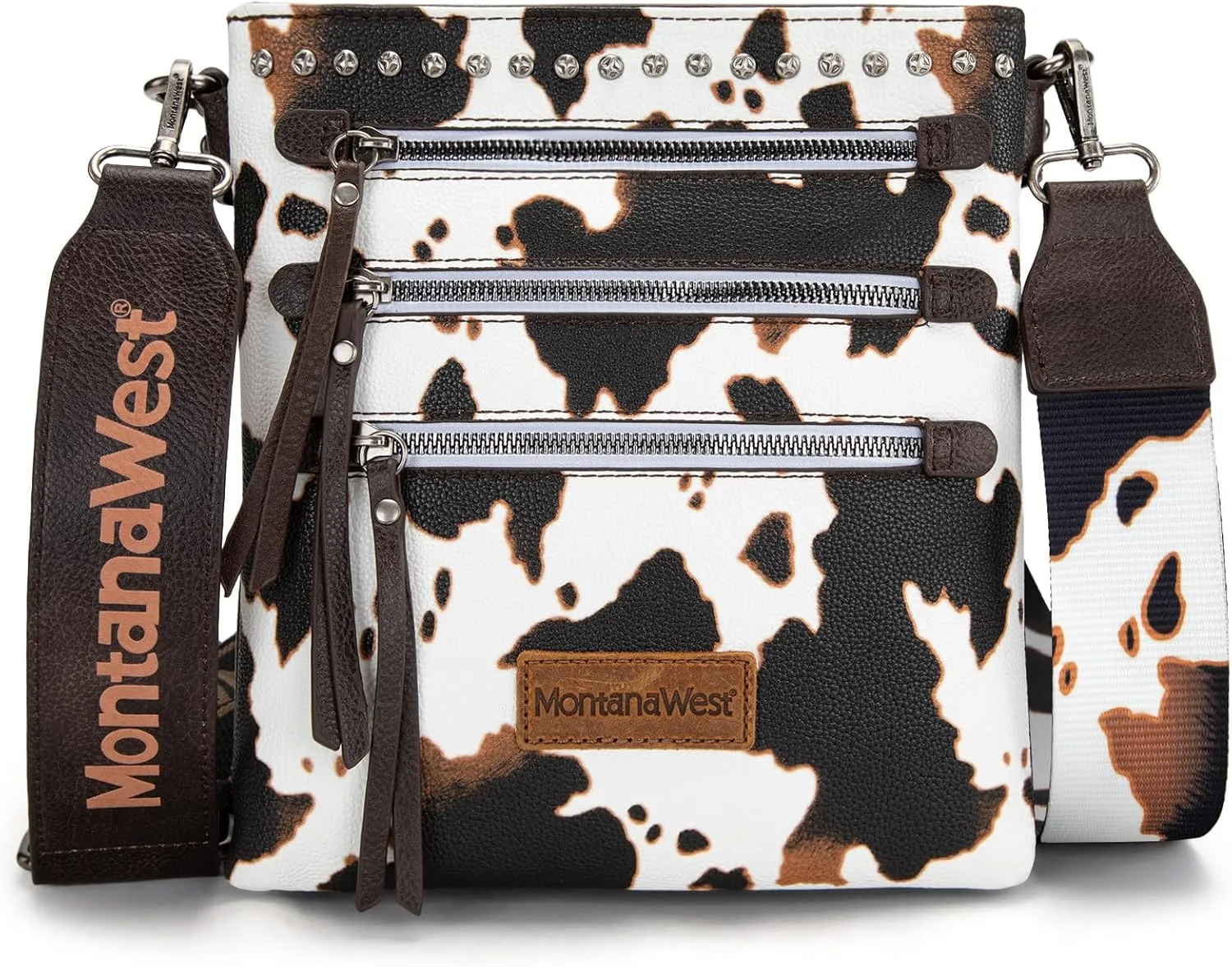 Montana West Crossbody Bags for Women Multi Pocket Cross Body Bag Purses with Guitar Strap