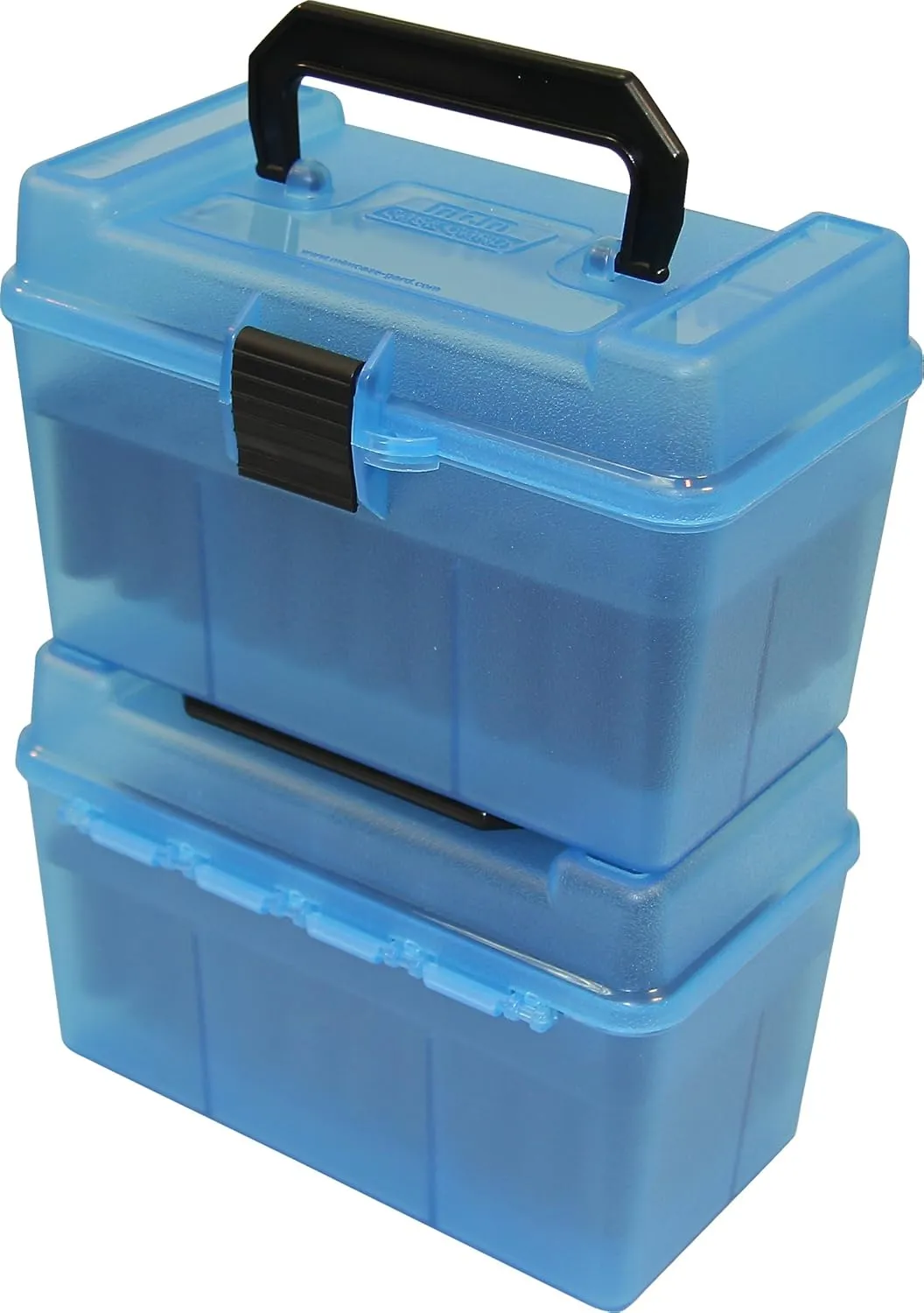 MTM H50-XL Deluxe Handled 50-Round Rifle Ammo Case Box 270 300 WSM 338 Lapua