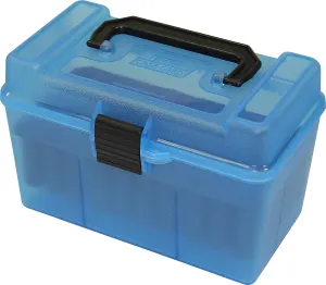 MTM H50-XL Deluxe Handled 50-Round Rifle Ammo Case Box 270 300 WSM 338 Lapua