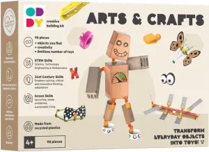Oddy Arts & Crafts Creative Building Kit - Eco-Friendly STEM Toy Set for Kids 4 