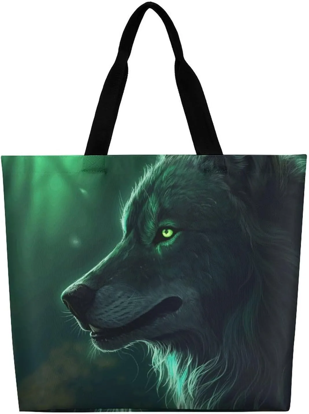 Orange Fish Pattern Tote Bag for Women Reusable Grocery Shoulder Bag Shopping Bags for Travel, Groceries