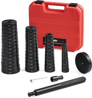 Orion Motor Tech 52-in-1 Custom Bushing Driver Tool Set and Transmission Wheel Axle Bearing Race Seal Installer Remover, Bush Removal Puller Bearing Press Tool Kit