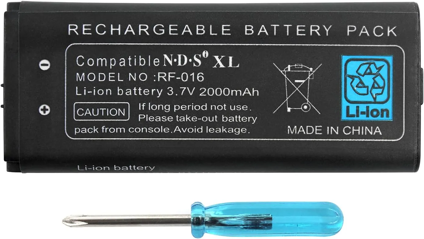 OSTENT 2000mAh Li-ion Battery Rechargeable Lithium-ion   Tool Pack Kit for Nintendo NDSi LL NDSi XL Console