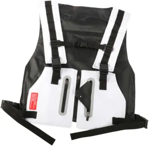 Outdoor Reflective Running Vest for Men Multi-Pocket Design Highly Visible for Cycling Camping and Training Activities White