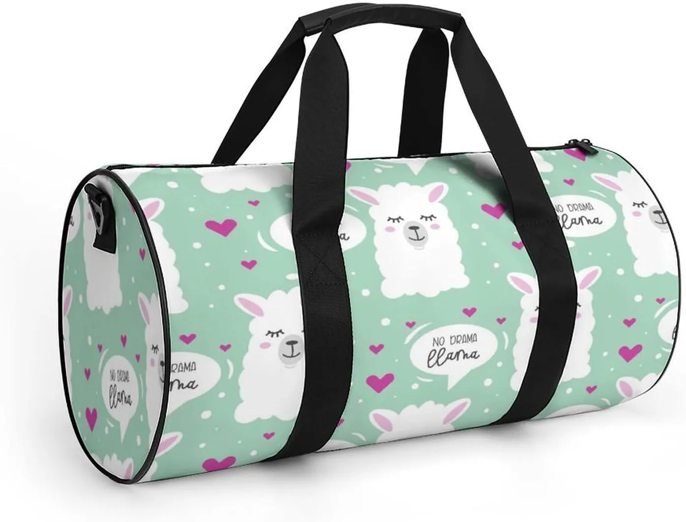 Penguin Bird Large Capacity Cylindrical Fitness Bag Unisex
