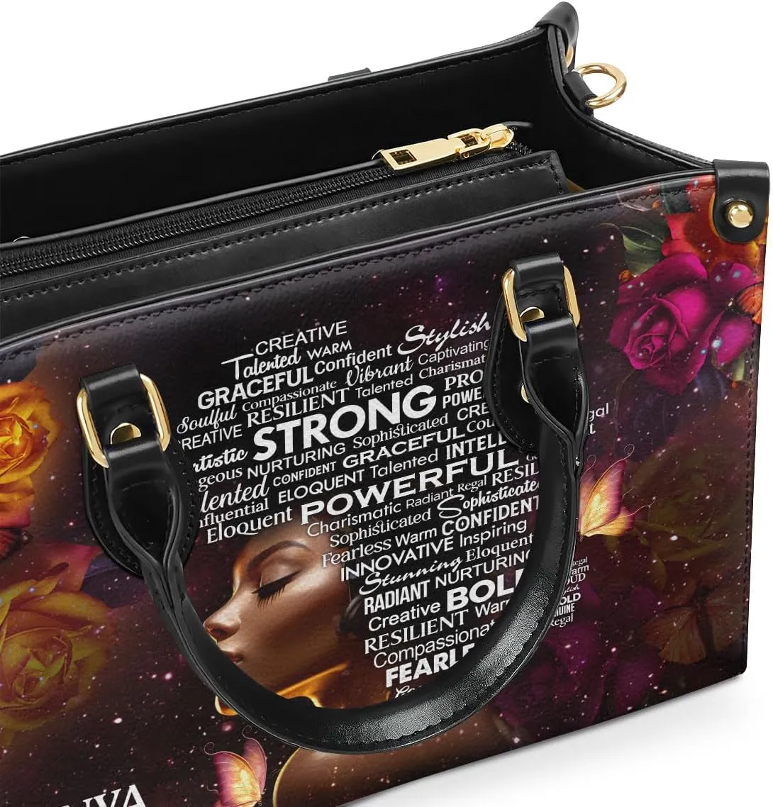 Personalized Leather Handbag For Black African