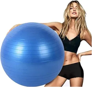 Pilates Ball, Gym Ball, Anti Burst for Stability Yoga Ball 2kg Heavy Duty Fitness Yoga Childbirth Assisted Ball Suitable for Home Gym Office Chair