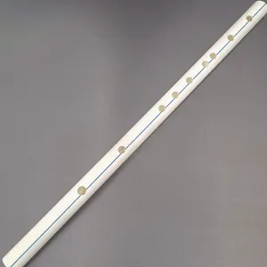 Pipe Flute Dizi Vintage Style Chinese Oriental Non-Bamboo PPR Eco-friendly Instrument Traditional Tape Membrane (KEY E)