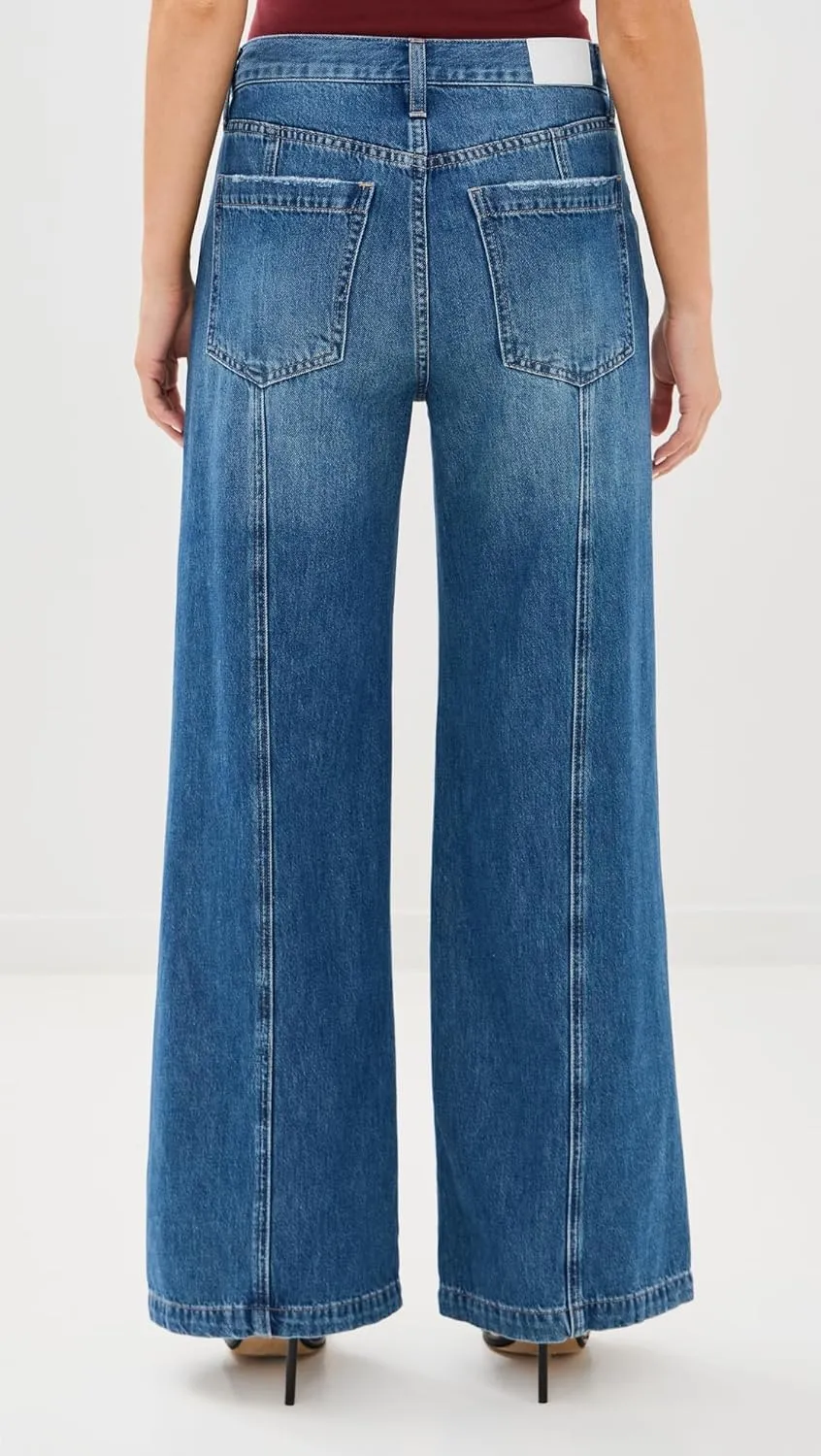 Pistola Denim Women's Jadyn Low Slung Palazzo Jeans