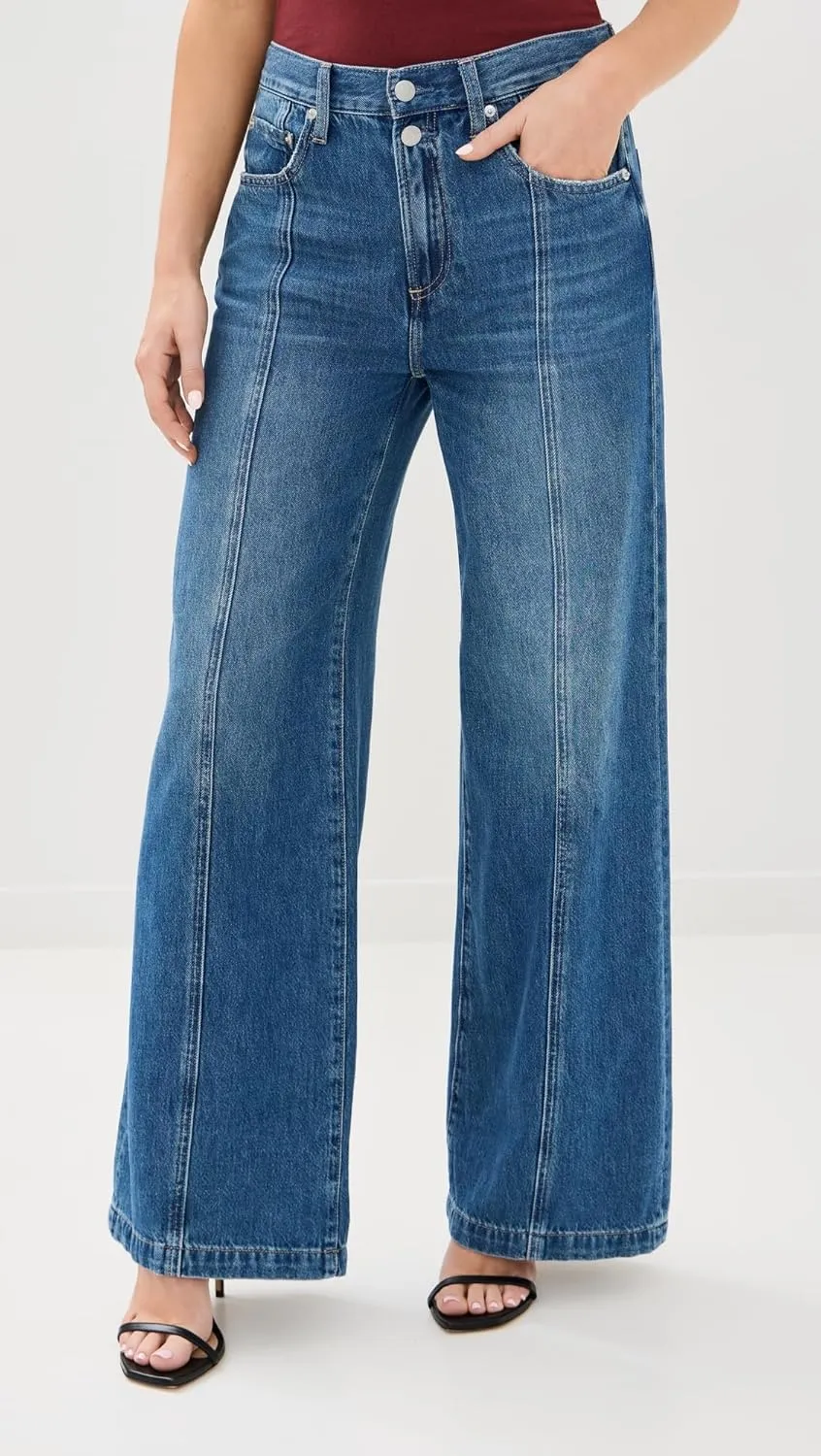 Pistola Denim Women's Jadyn Low Slung Palazzo Jeans