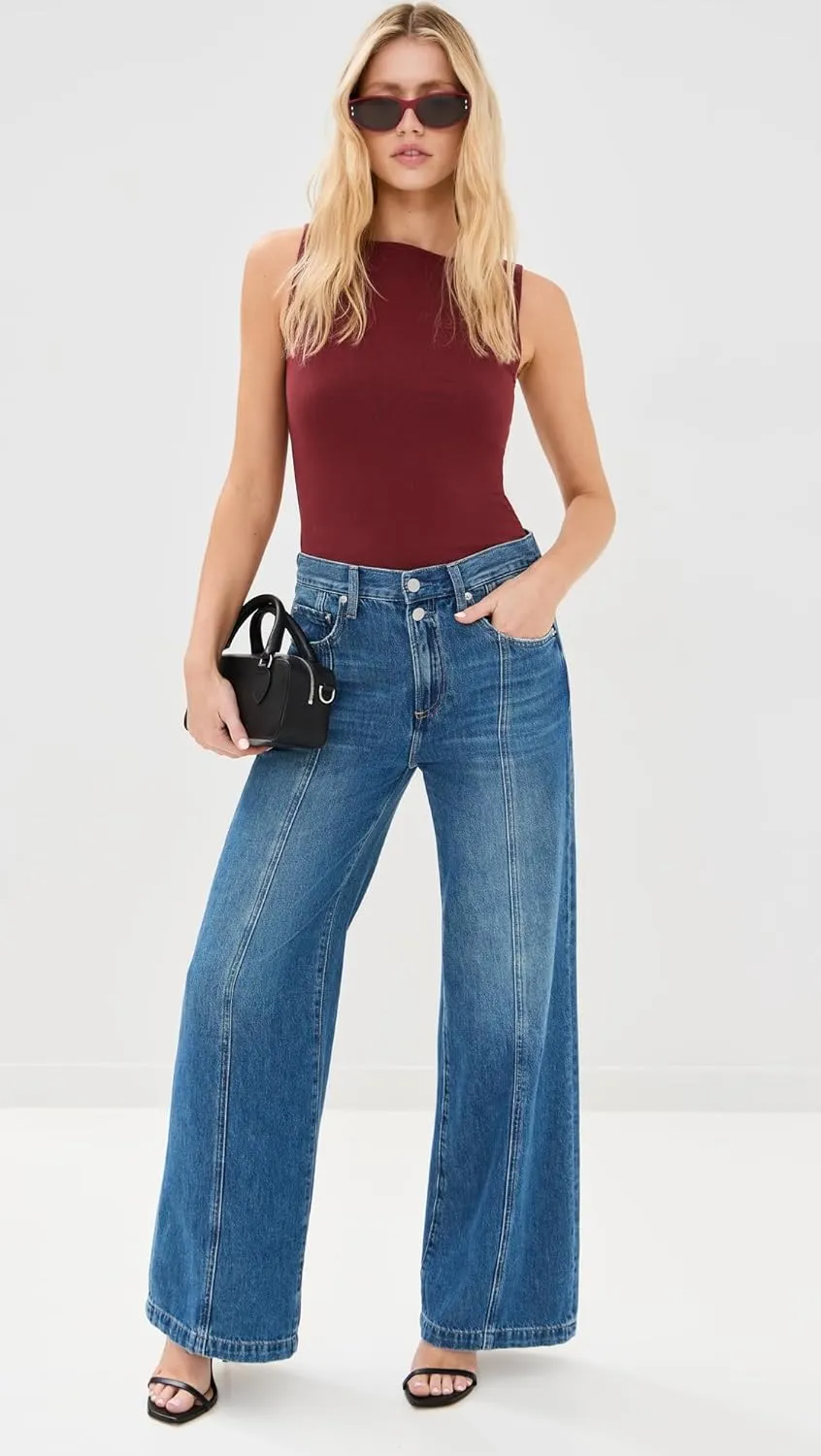 Pistola Denim Women's Jadyn Low Slung Palazzo Jeans
