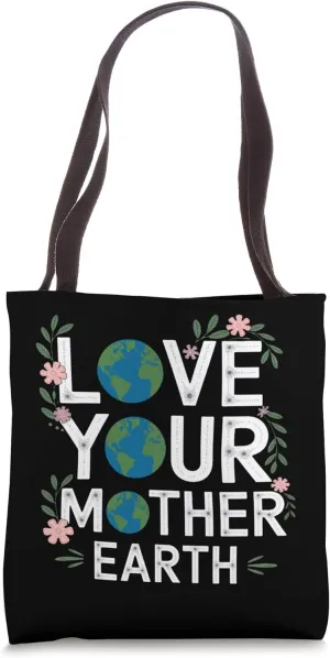 Planet Mother Earth Eco-Friendly Nature-Conscious Awareness Tote Bag