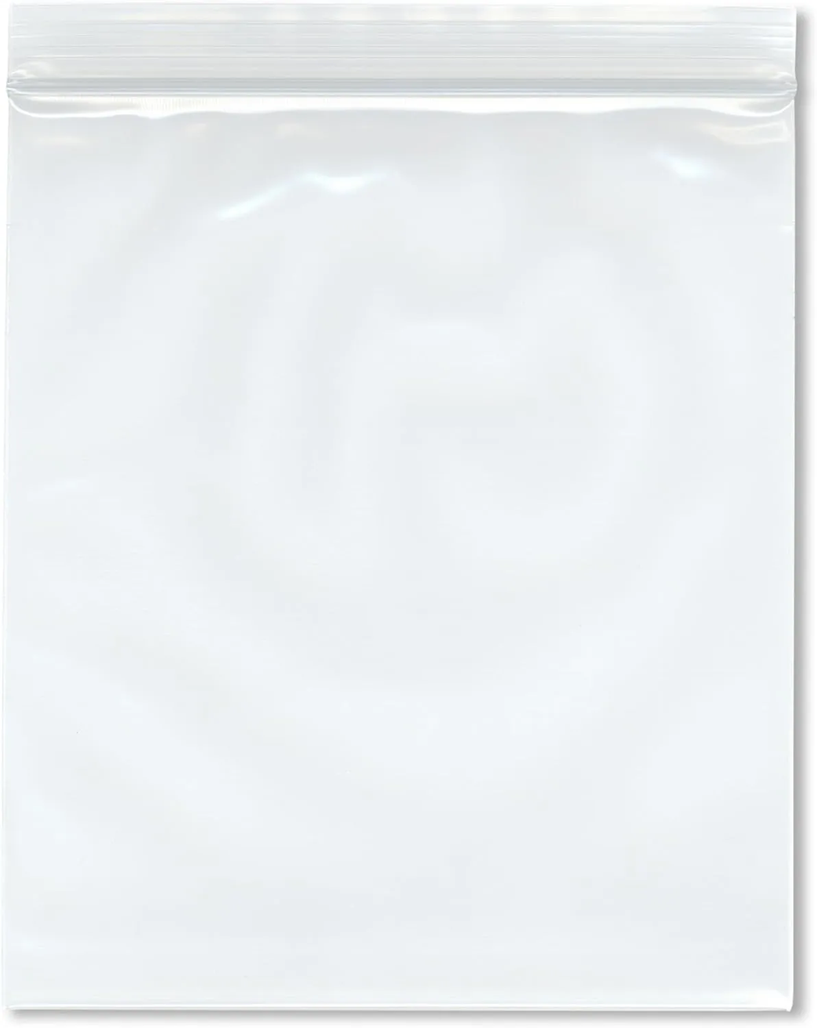 Plymor 7" x 8" (Pack of 100), 6 Mil Industrial Duty Zipper Reclosable Plastic Bags