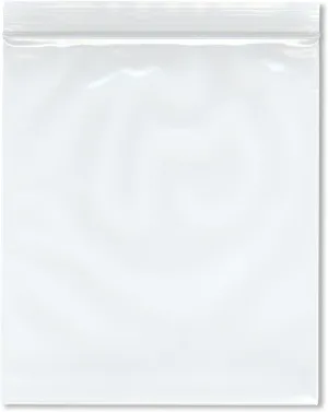 Plymor 7" x 8" (Pack of 100), 6 Mil Industrial Duty Zipper Reclosable Plastic Bags