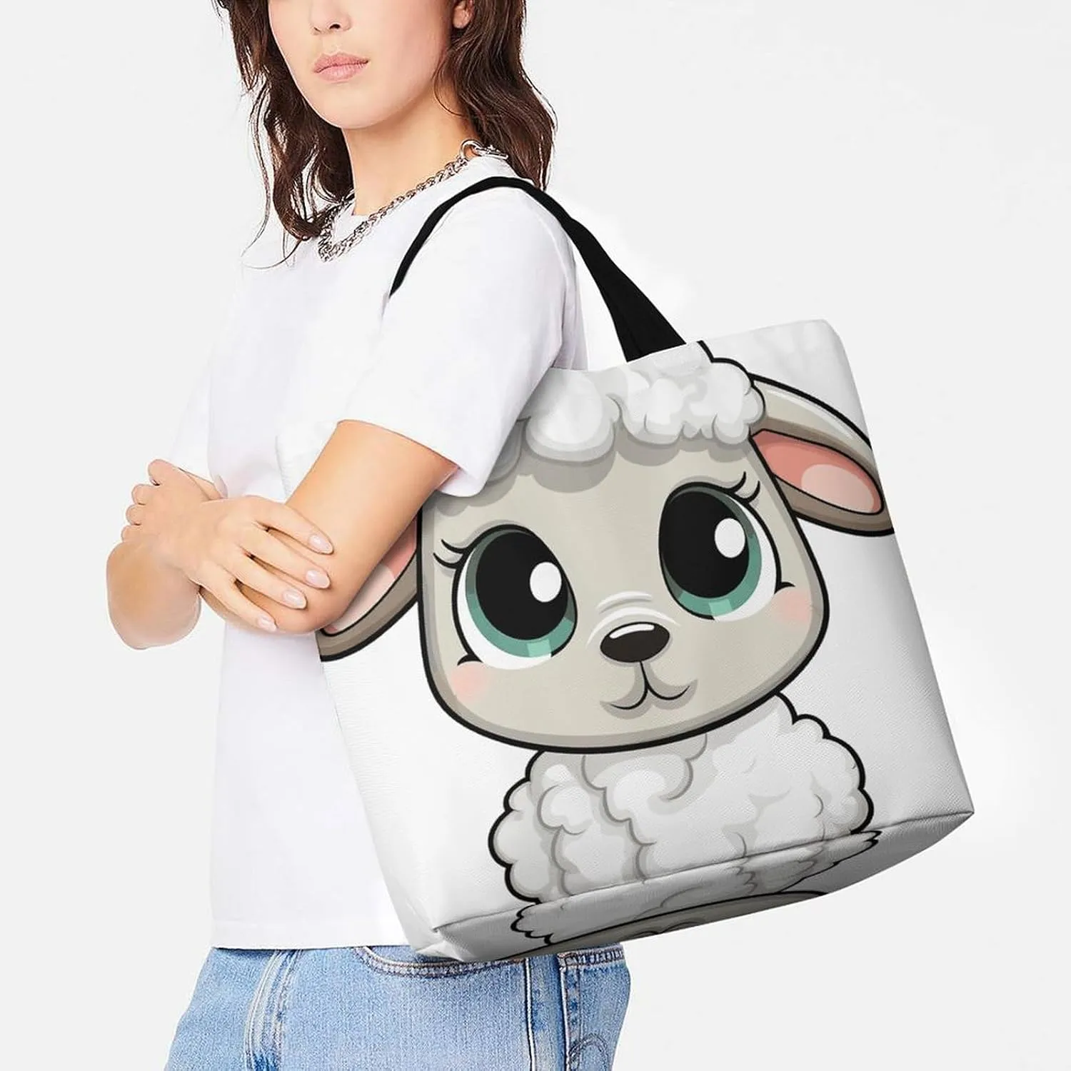 Poker Tournament Tote Bag for Women Reusable Grocery Shoulder Bags Shopping Bag for Travel, Groceries