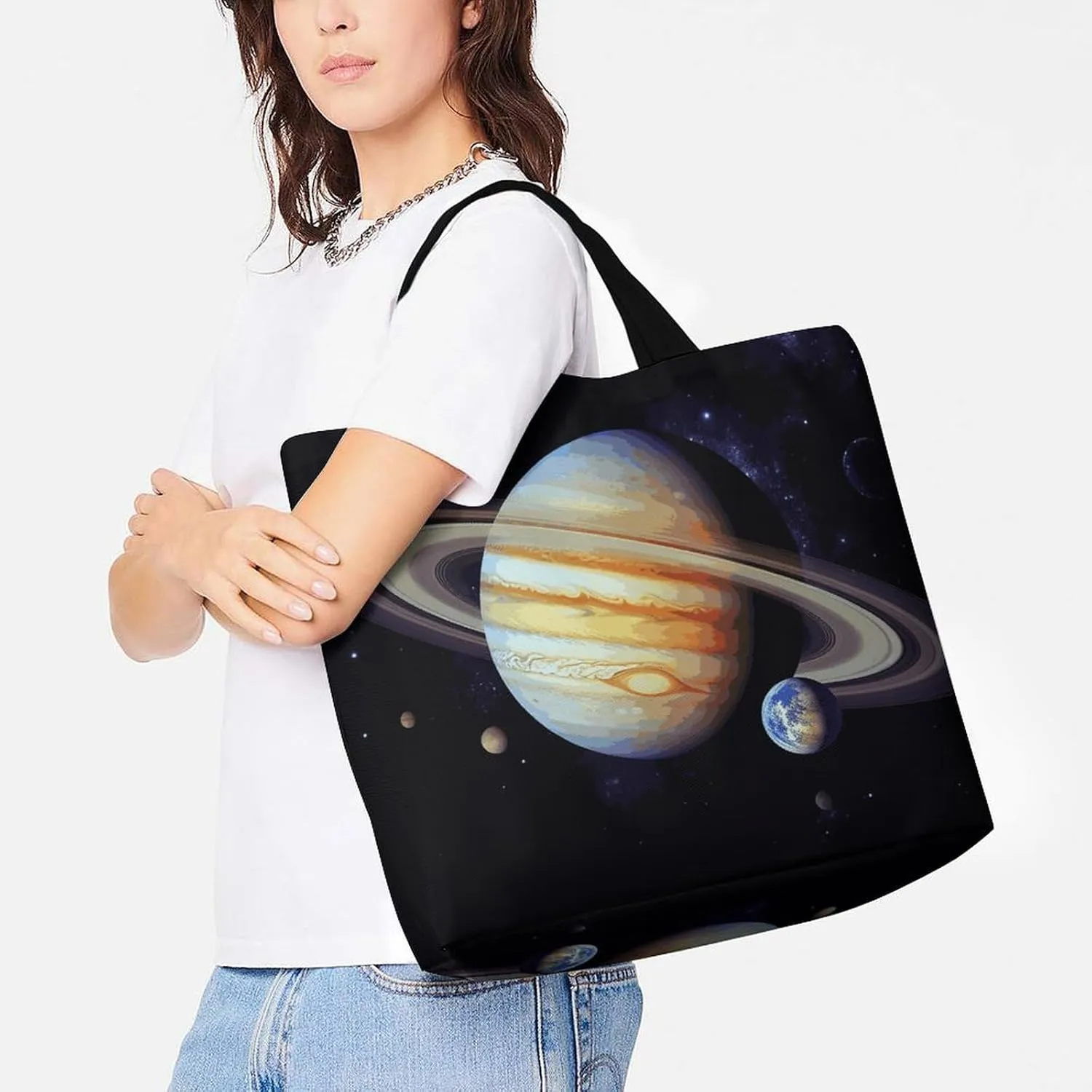Poker Tournament Tote Bag for Women Reusable Grocery Shoulder Bags Shopping Bag for Travel, Groceries