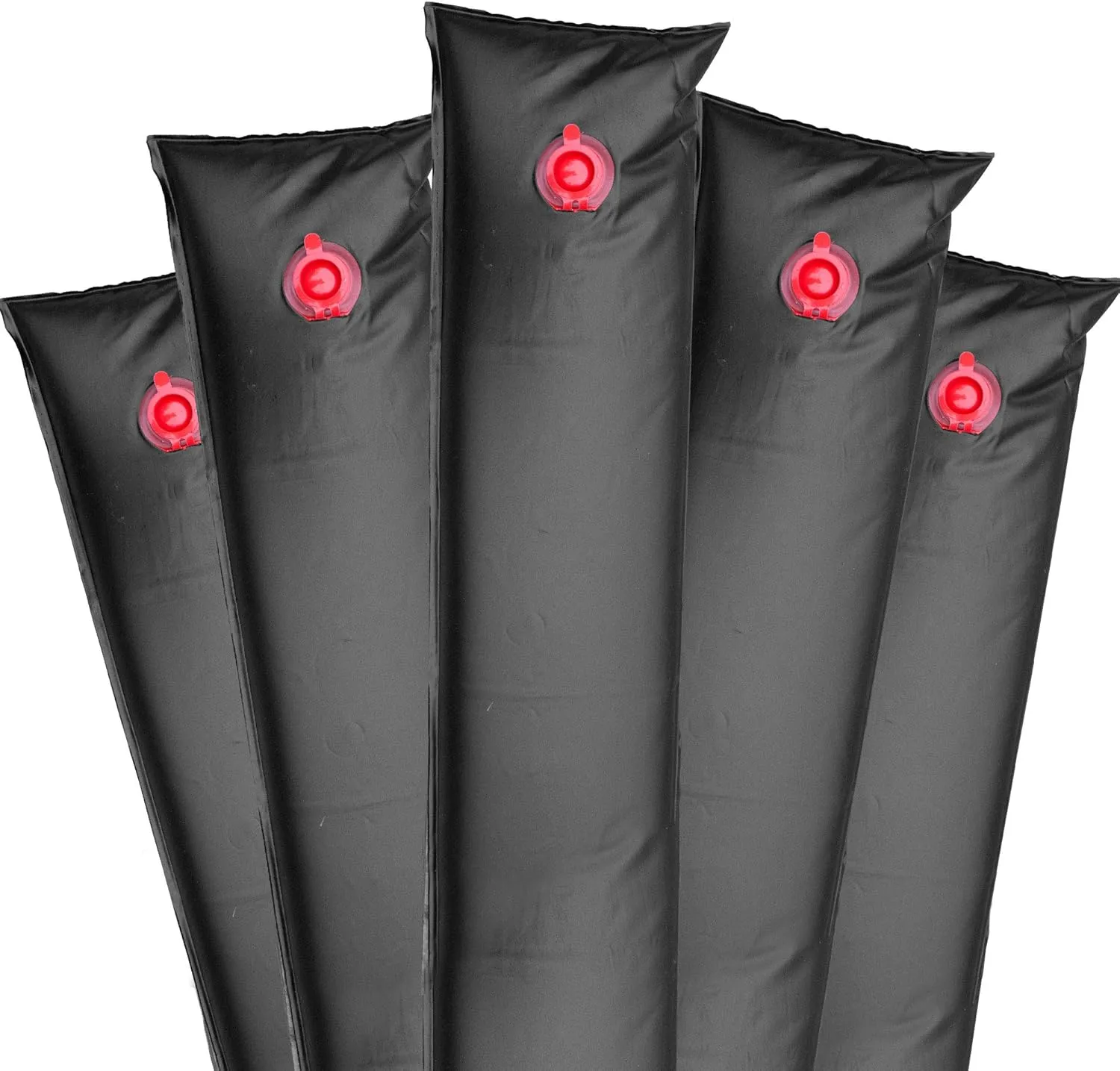 Pool Mate 1-3808-BLK-05BX Pool Cover Water Bags, 5-Pack, 8 ft. Black Single Chamber, 16 Gauge