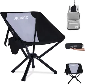 Portable Compact Camping Chairs - Lightweight Folding Camping Chair for Adults - Ultralight Backpacking Hiking Chair - Comfy Collapsible Outdoor Chair for Travel, Sporting Events, Beaches
