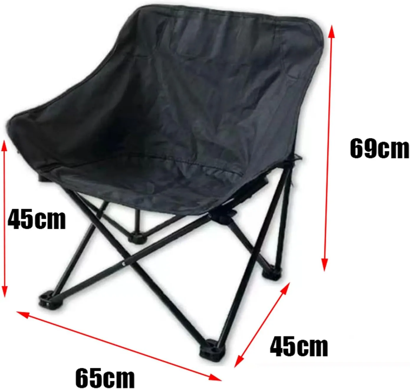 Portable Picnic Table with Seats for More People, Folding Roll up Carbon Steel Camping Compact Table Collapsible Lightweight Lawn Chair for Garden Patio, 3pcs - White - 53cm