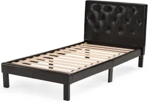 Poundex PDEX-F9415T Beds, Twin, Black