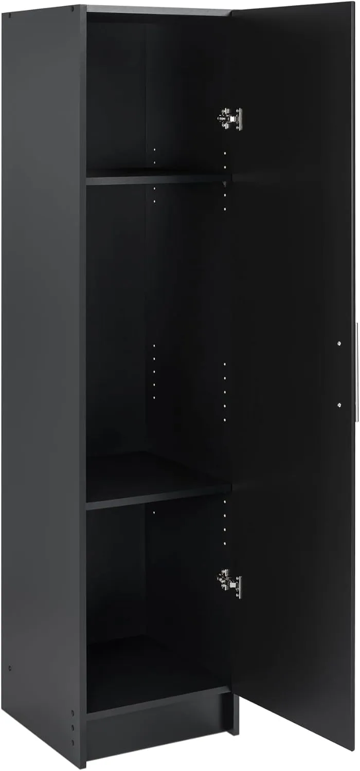 Prepac Elite 16" Narrow Cabinet in Black
