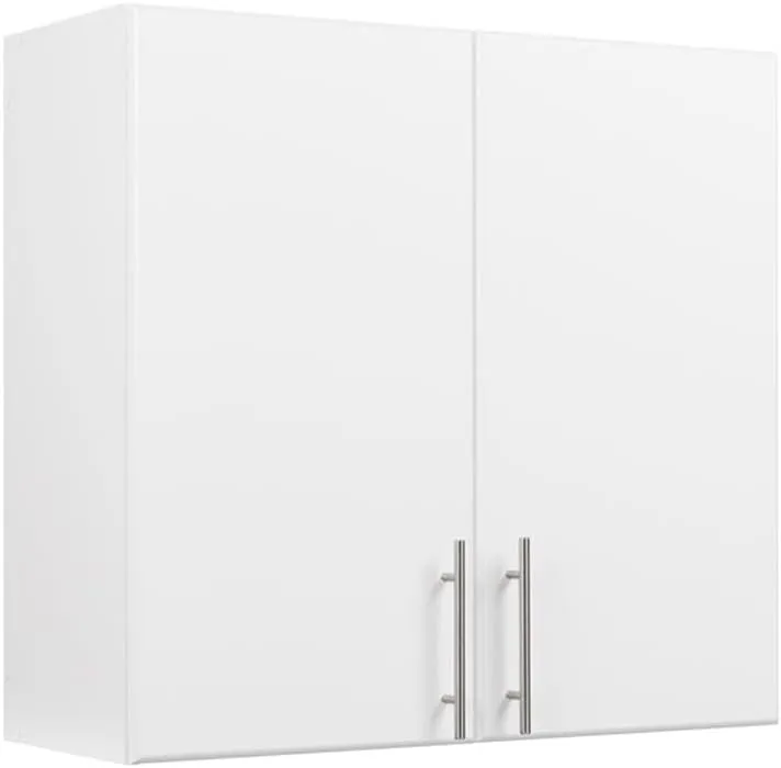 Prepac Elite Functional 4-Piece Garage Cabinets and Storage System Set F, Simplistic Garage Closet Shop Cabinets 16" D x 64" W x 89" H, White, WRSX-1015-4M